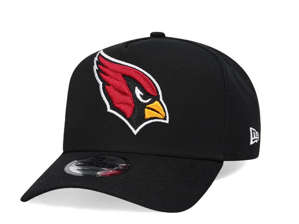 New Era Arizona Cardinals Black 9Forty A Frame Snapback Hat