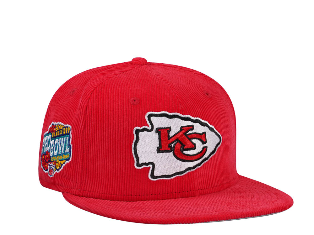 New Era Kansas City Chiefs Pro Bowl Hawaii 1999 Throwback Cord Edition 59Fifty Fitted Hat