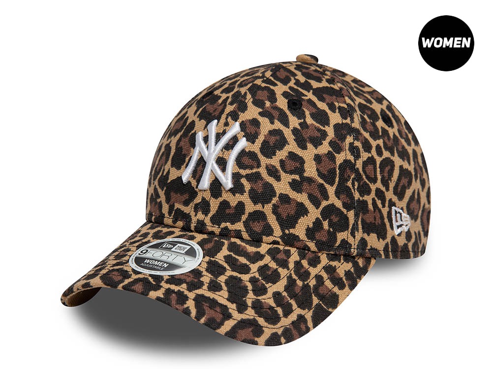 New Era New York Yankees Leopard Edition Womens 9Forty Strapback Cap