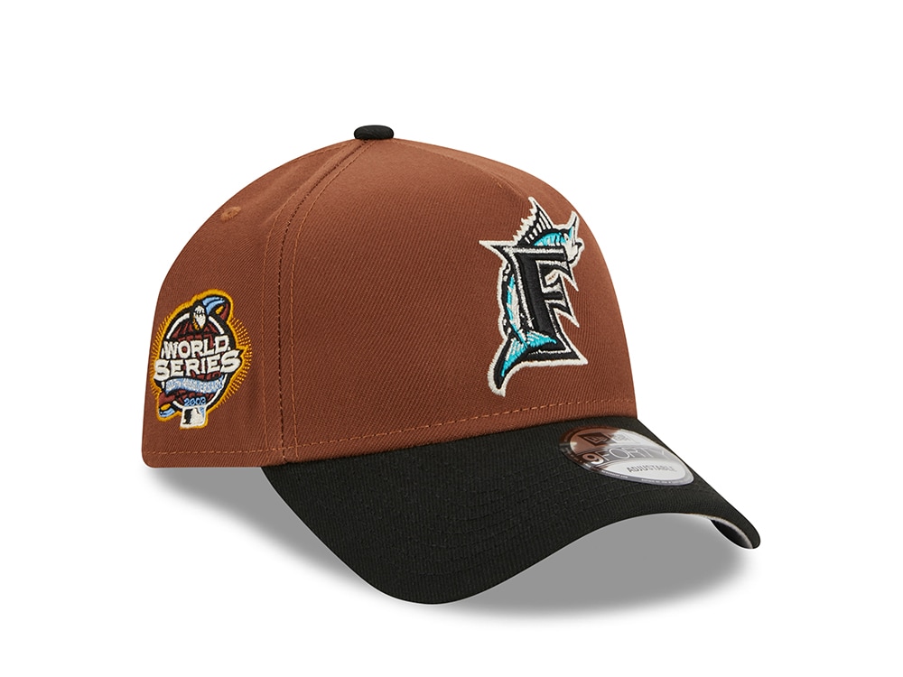 New Era Florida Marlins World Series 2003 Harvest Two Tone 9Forty A Frame Snapback Hat