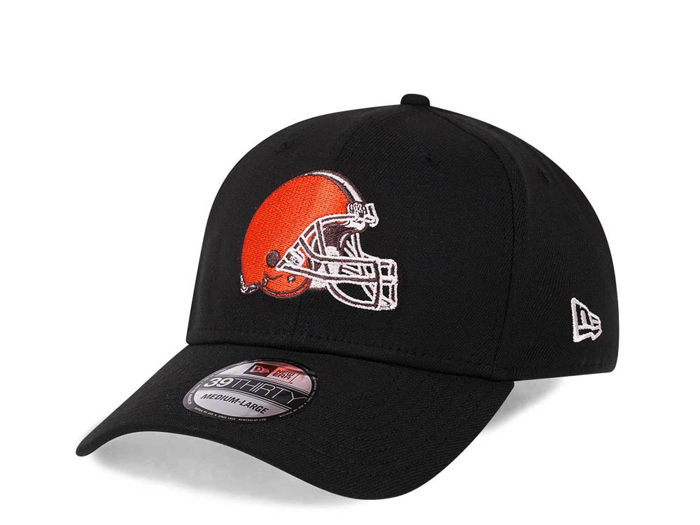 New Era Cleveland Browns Classic Black Edition 39Thirty Stretch Hat