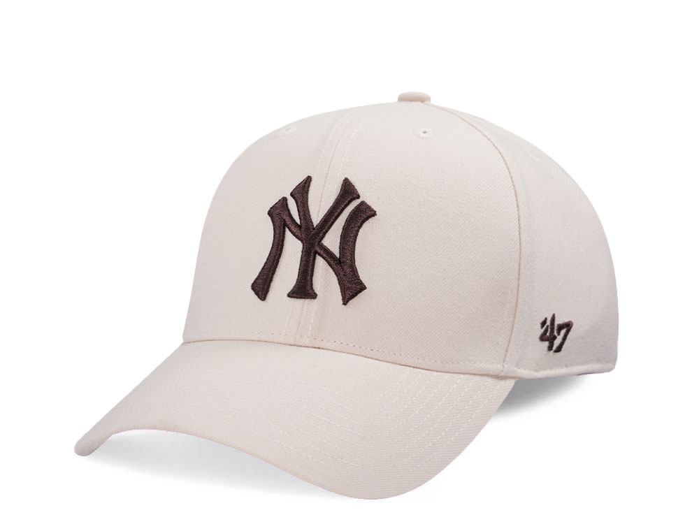 47Brand New York Yankees Natural MVP Snapback Cap