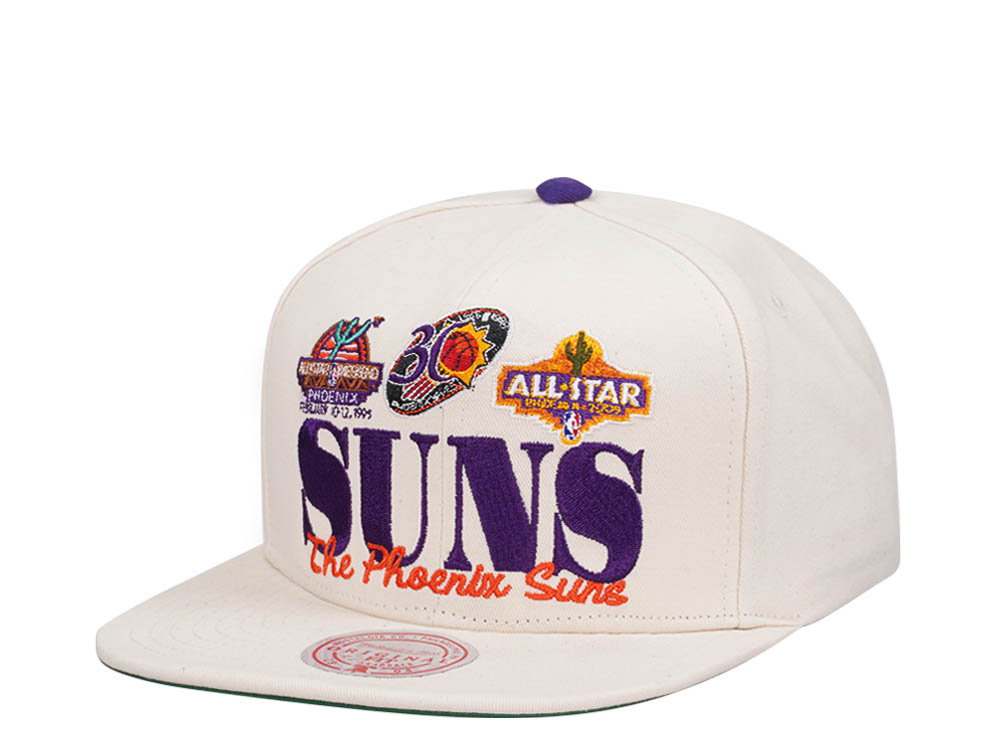 Mitchell & Ness Phoenix Suns Reframe Retro Off White Snapback Hat