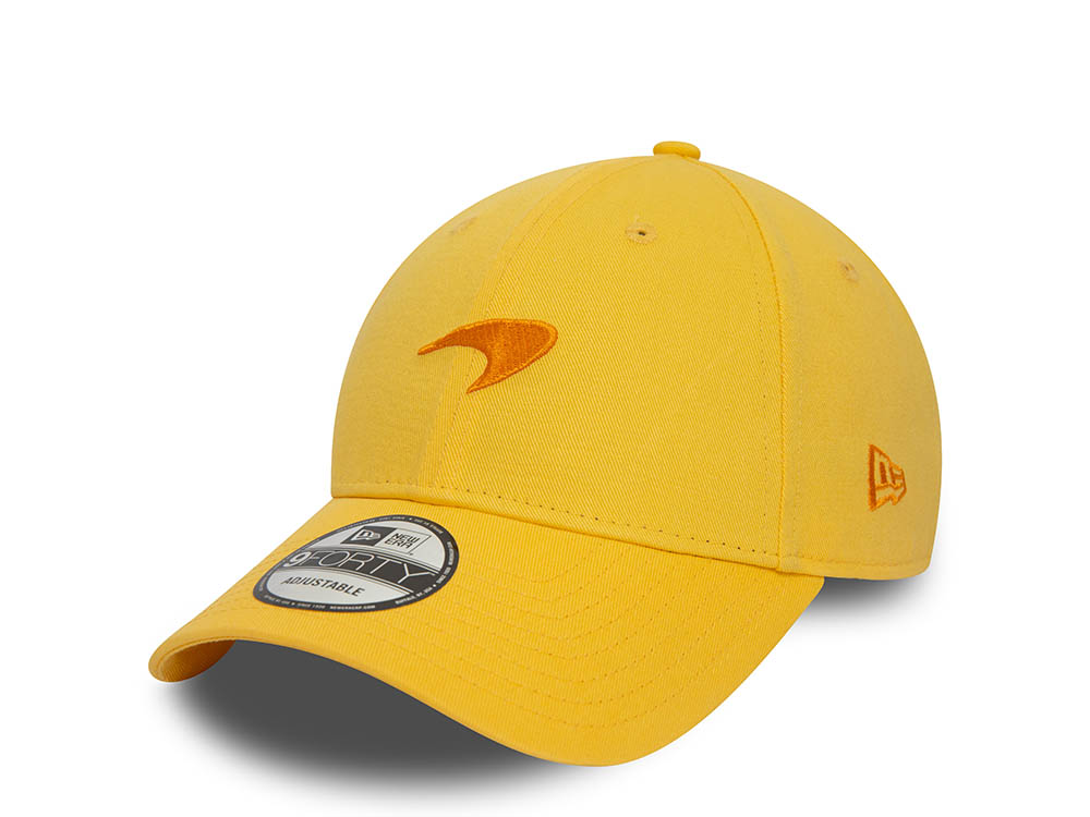 New Era Mclaren Racing Seasonal Yellow 9Forty Strapback Cap