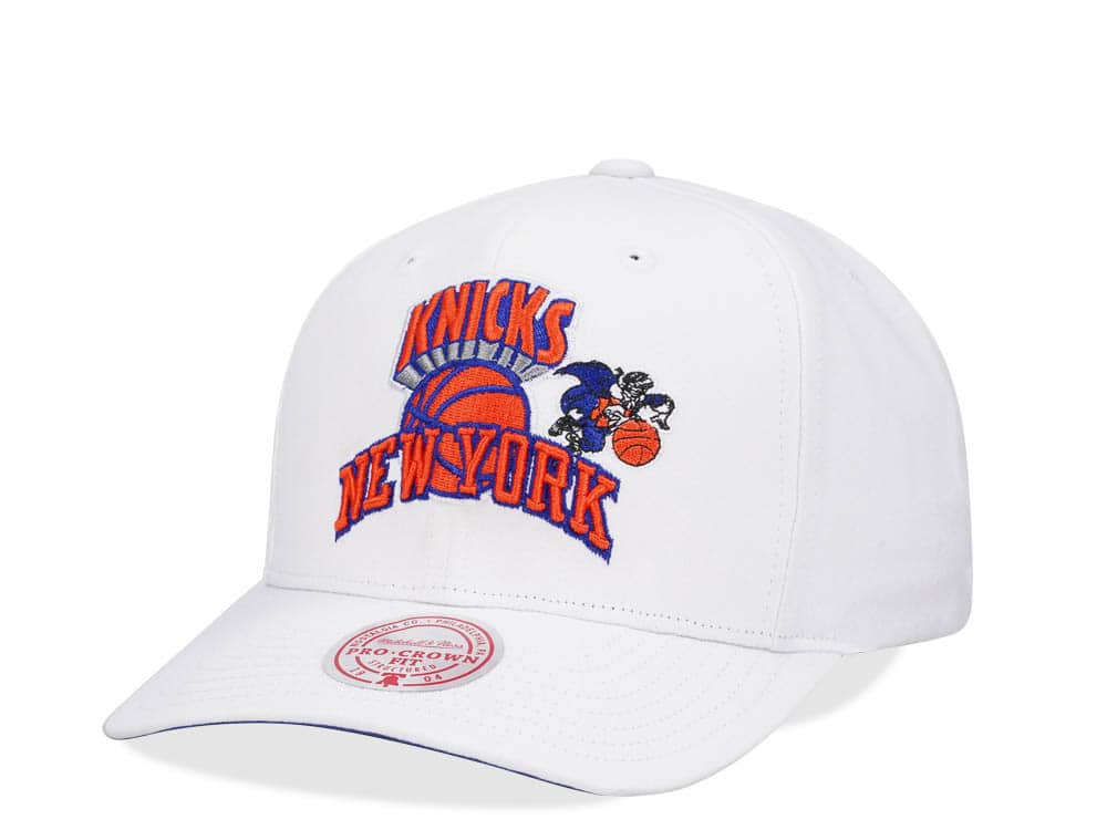 Mitchell & Ness New York Knicks All in Pro White Snapback Hat