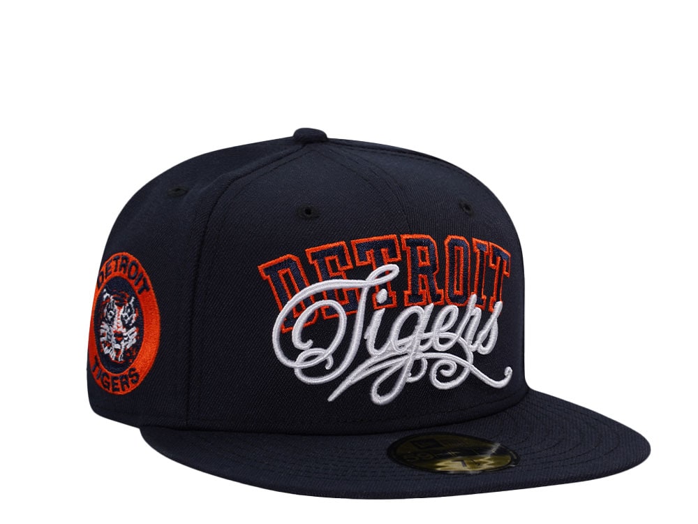 New Era Detroit Tigers Prime Script Navy Edition 59Fifty Fitted Cap