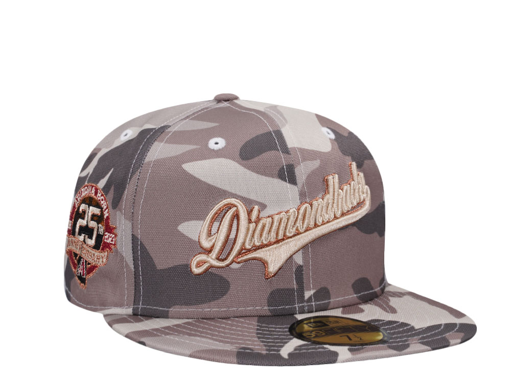 New Era Arizona Diamondbacks 25th Anniversary Camo Copper Edition 59Fifty Fitted Hat